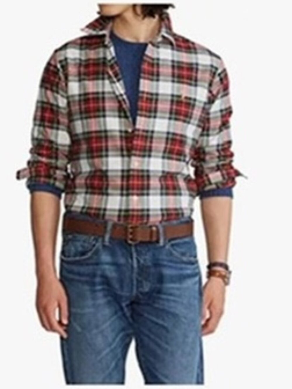 Polo Ralph Lauren Slim Fit Plaid Oxford Shirt